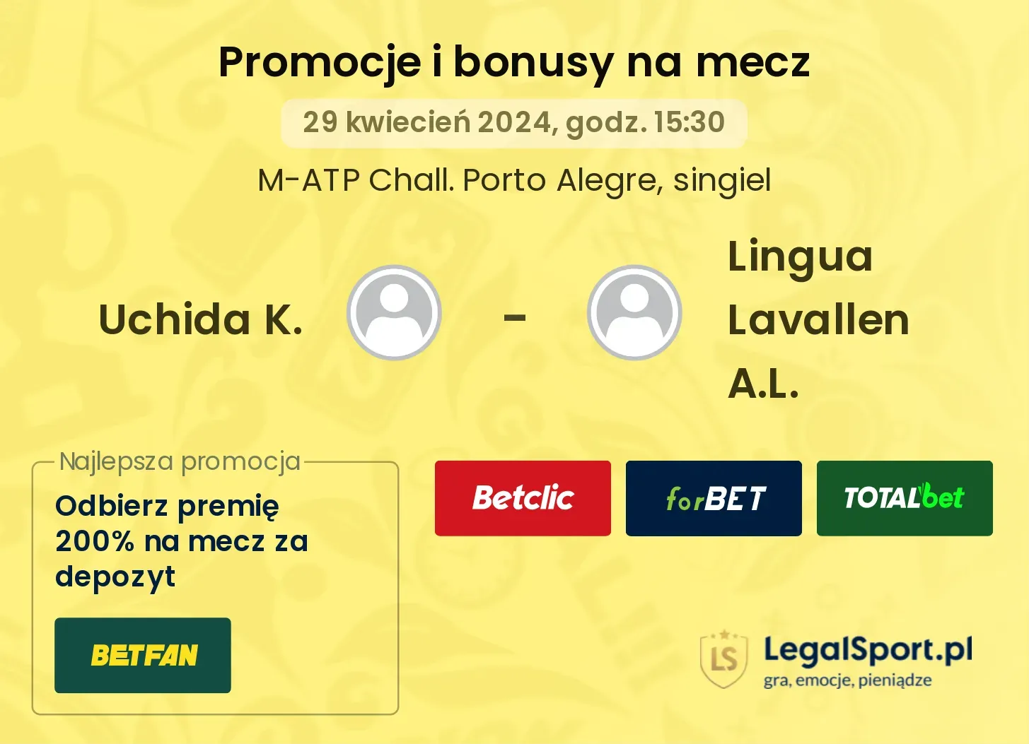 Uchida K. - Lingua Lavallen A.L. promocje bonusy na mecz