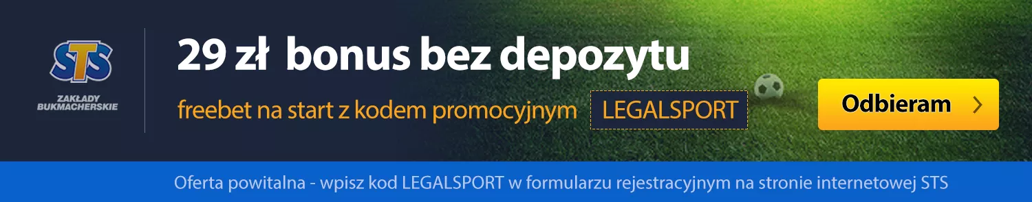 STS bez depozytu - bonus 29 zł