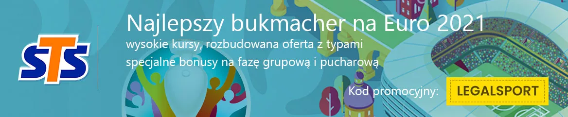 Baner z kodem promocyjnym do STS Zakłady Bukmacherskie na Euro 2021