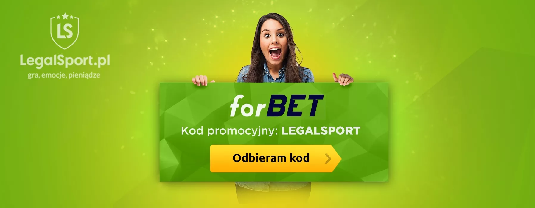 Aż 2410 zł na start z kodem w forBET