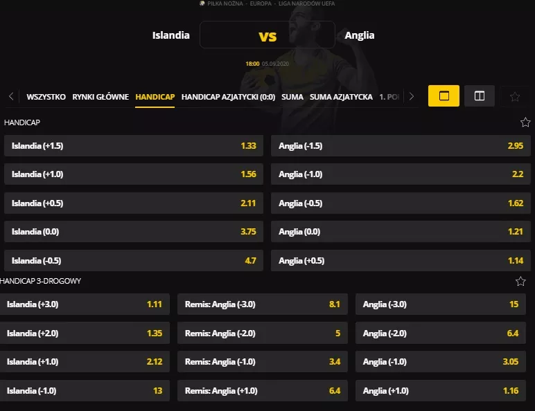 Totolotek online - typy i kursy bukmacherskie na mecz Islandia vs Anglia