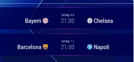 Typy na 1/8 finału Ligi Mistrzów: Barcelona vs Napoli i Bayern vs Chelsea
