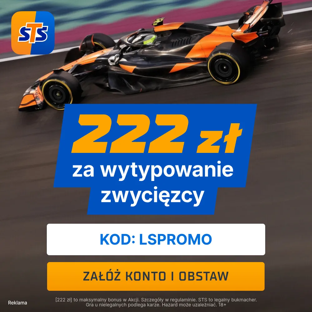 STS: 222 zł za wytypowanie zwycięzcy GP Abu Zabi