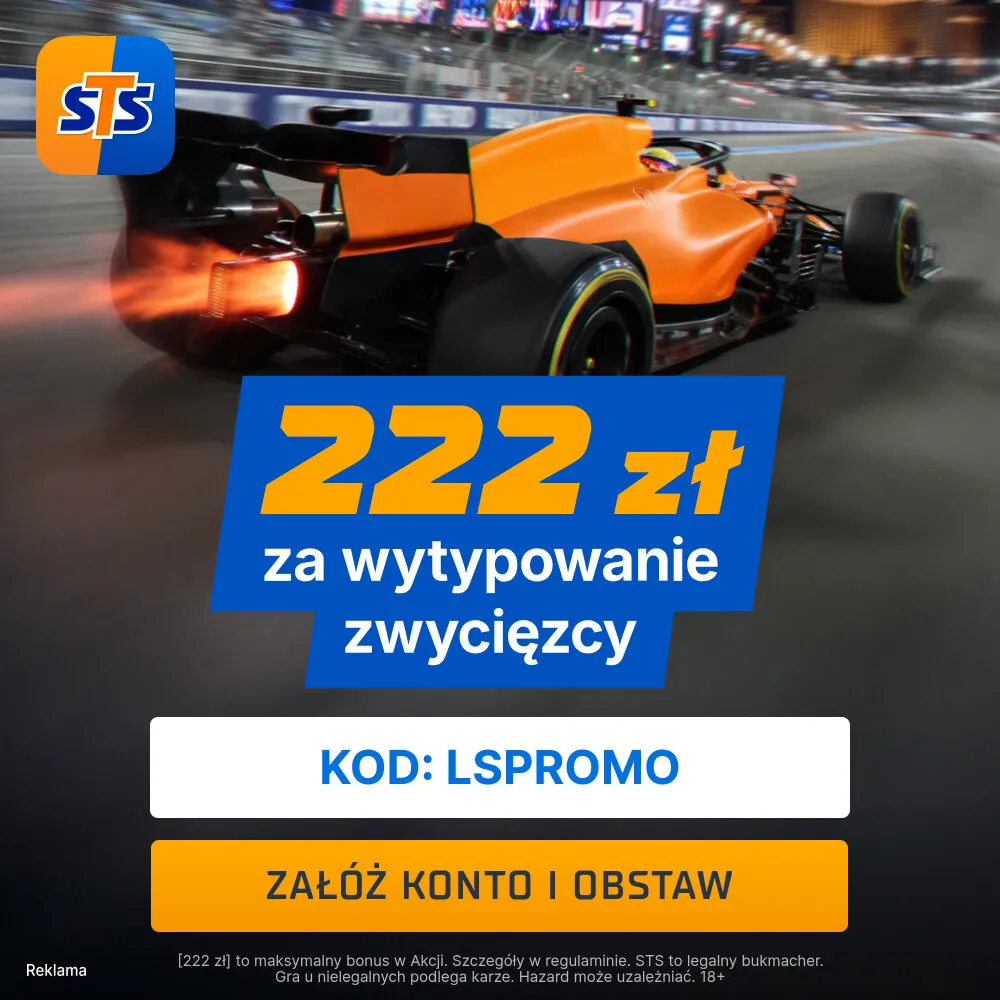 STS: 222 zł za wytypowanie zwycięzcy GP Kataru