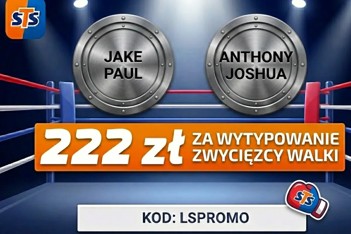 STS: 222 zł za wytypowanie zwycięzcy walki Jake Paul vs Anthony Joshua