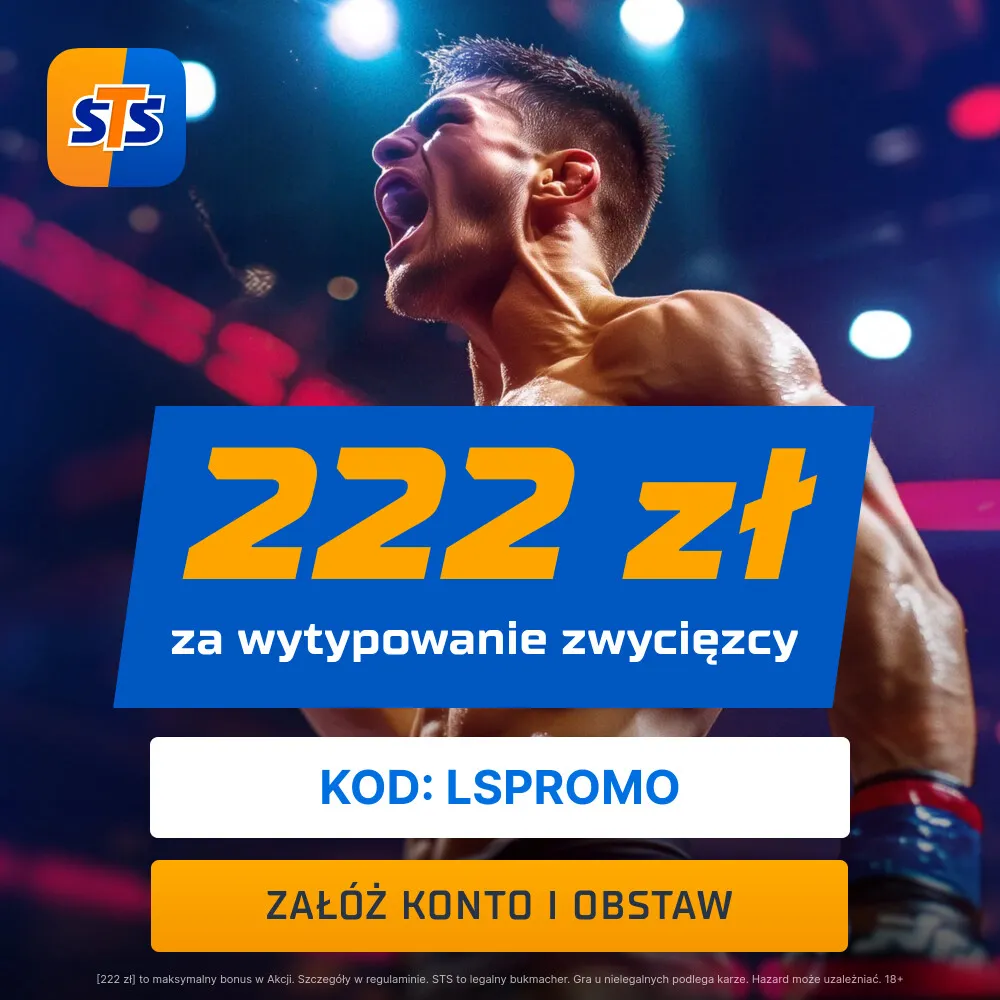 STS: 222 zł za wytypowanie zwycięzcy walki podczas gali KSW 111