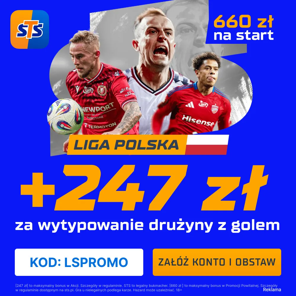 STS: 247 zł za wytypowanie drużyny z golem w meczu Górnik Zabrze – Pogoń Szczecin