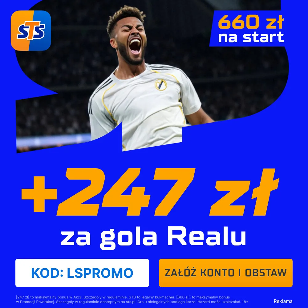 STS: 247 zł za wytypowanie drużyny z golem w meczu Real Madryt – Atletico Madryt