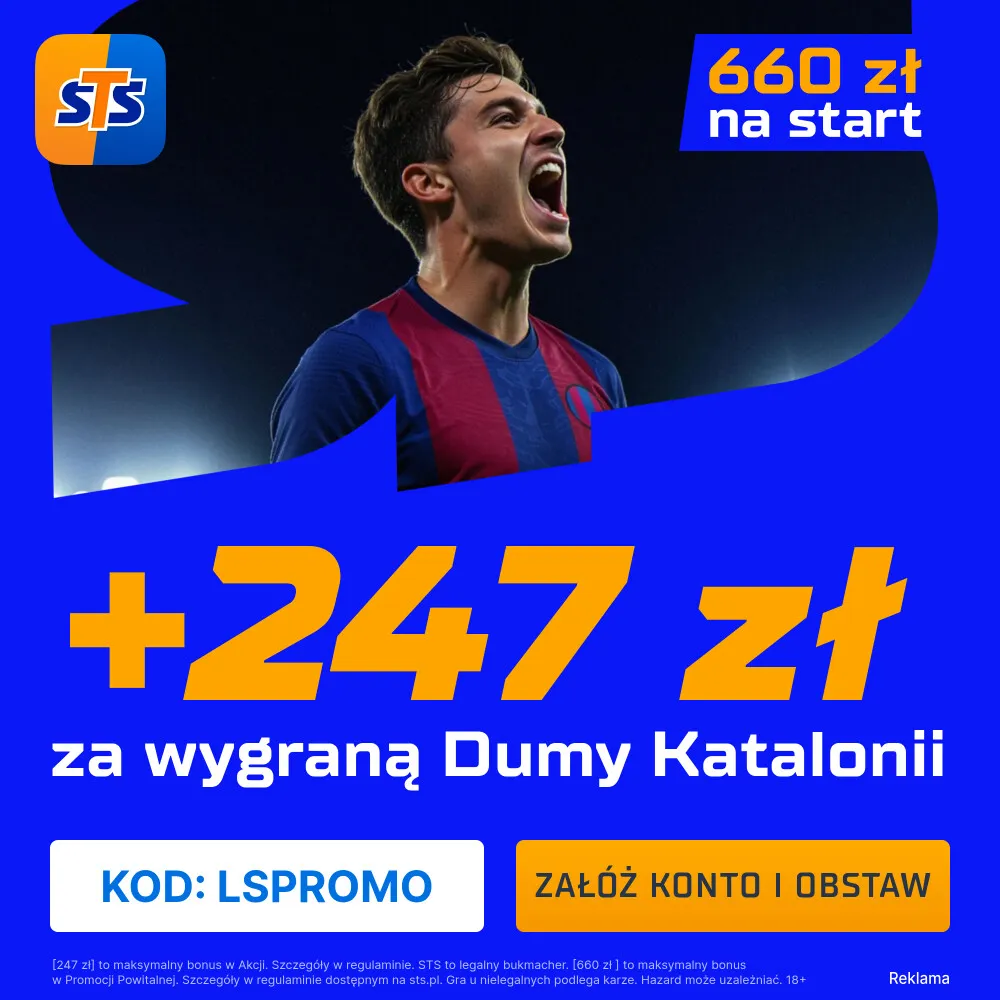 STS: 247 zł za wytypowanie zwycięzcy meczu FC Barcelona – Sevilla