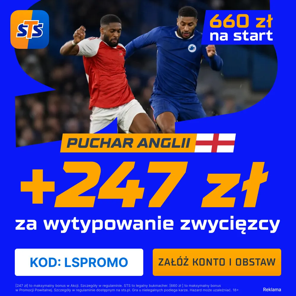 STS: 247 zł za wytypowanie zwycięzcy meczu Liverpool – Brighton