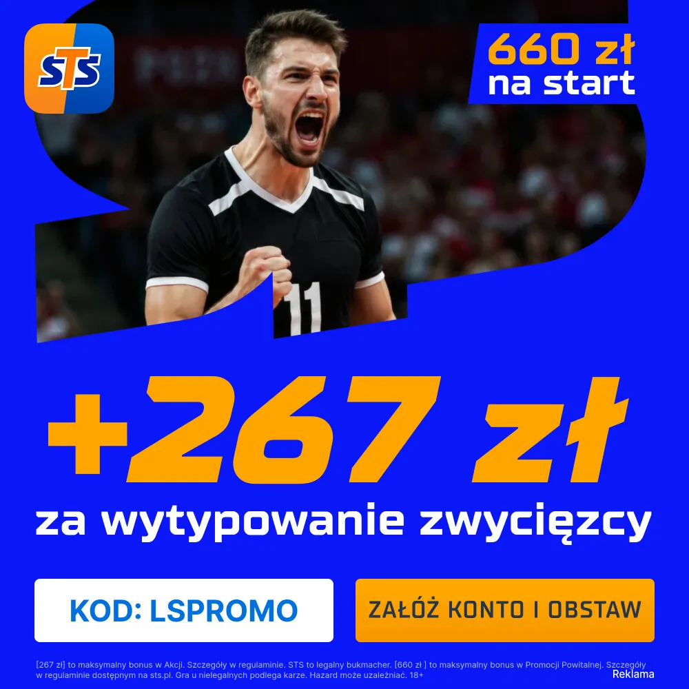 STS: 267 zł za wytypowanie zwycięzcy meczu Final Four siatkarskiej Ligi Mistrzów