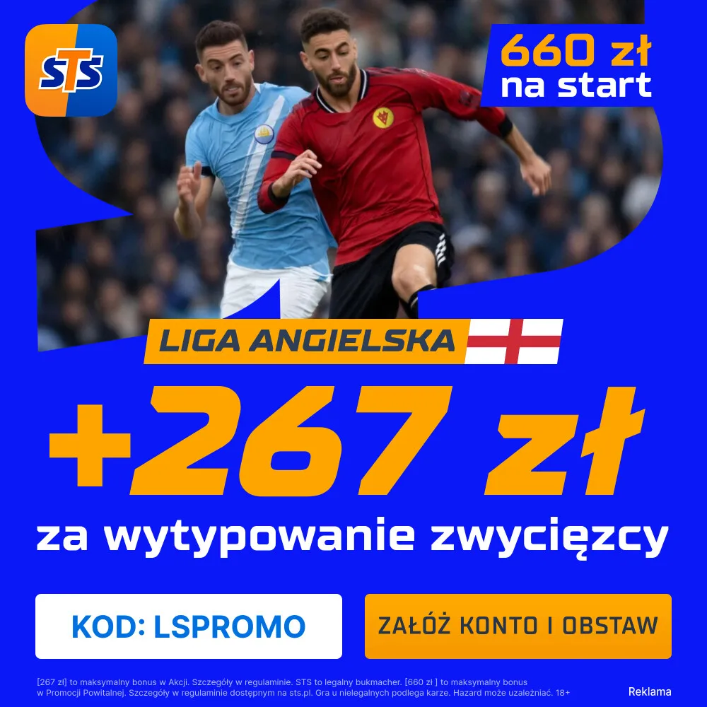 STS: 267 zł za wytypowanie zwycięzcy meczu Liverpool – Chelsea
