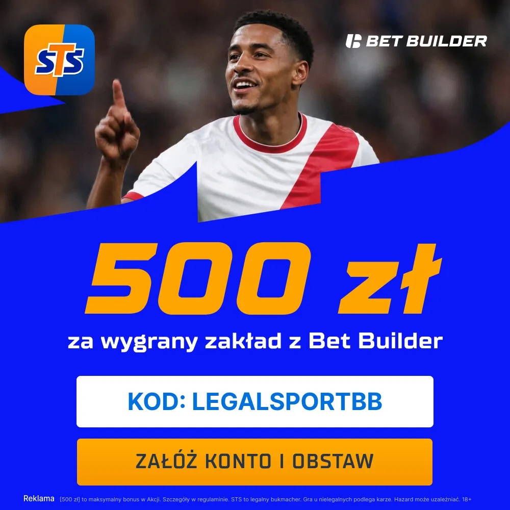 STS: 500 zł za poprawny Bet Builder na mecz Crystal Palace - Rayo Vallecano