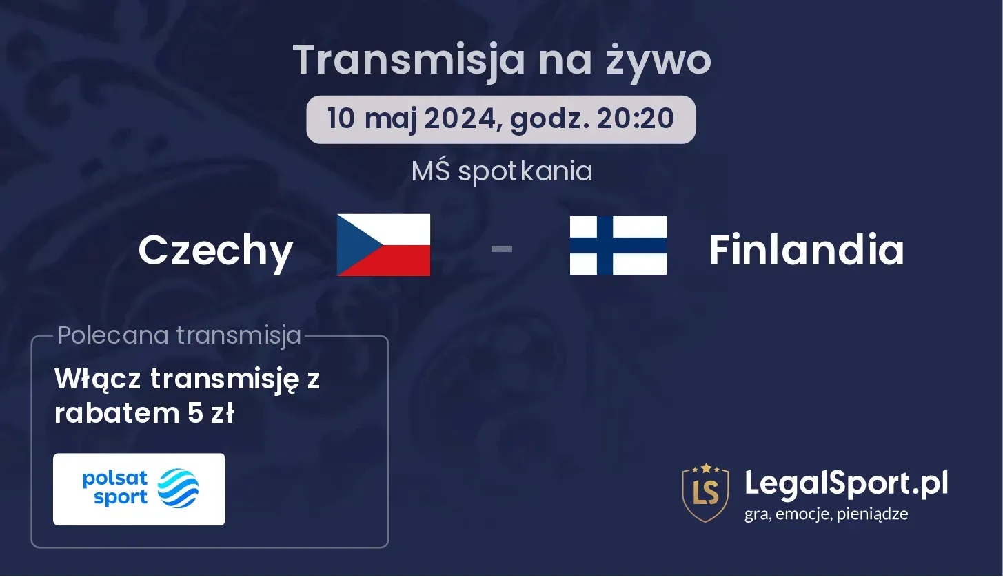 Czechy - Finlandia transmisja na żywo
