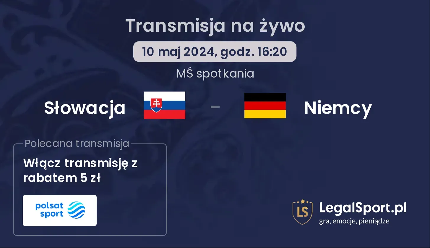 Słowacja - Niemcy transmisja na żywo