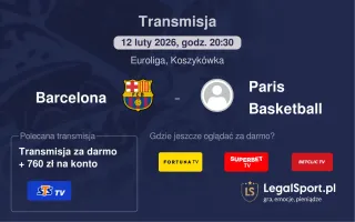 Barcelona - Paris Basketball gdzie oglądać? (12.02)