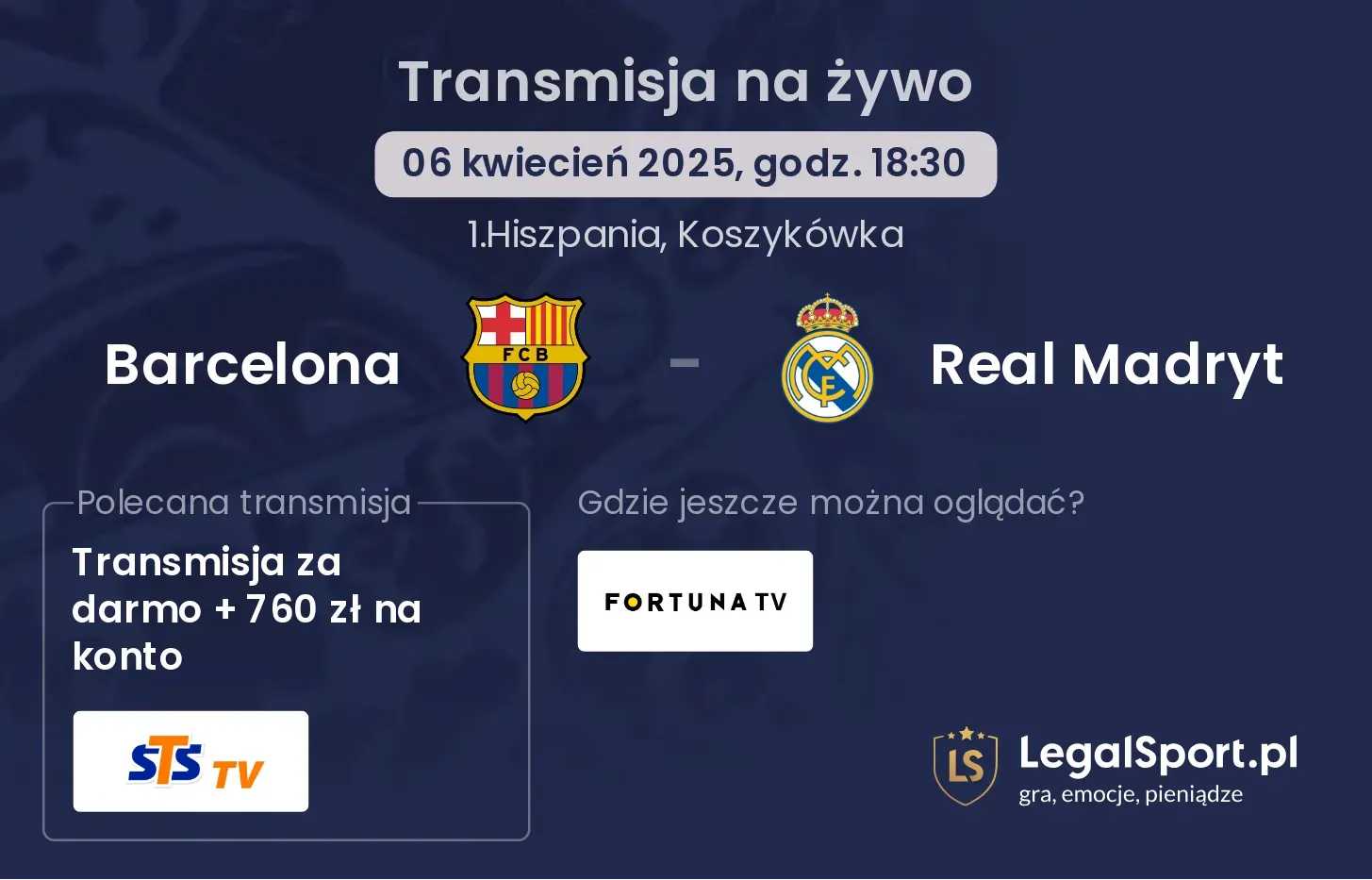 Barcelona - Real Madryt gdzie oglądać?