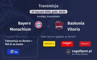 Bayern Monachium - Baskonia Vitoria gdzie oglądać? (07.01)