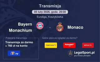 Bayern Monachium - Monaco gdzie oglądać? (05.02)