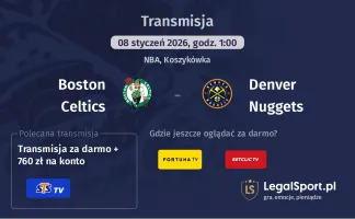 Boston Celtics - Denver Nuggets gdzie oglądać (08.01.2026)