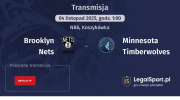 Brooklyn Nets - Minnesota Timberwolves gdzie oglądać?