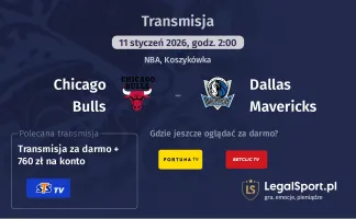 Chicago Bulls - Dallas Mavericks gdzie oglądać? (11.01)