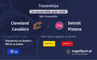 Cleveland Cavaliers - Detroit Pistons gdzie oglądać? (04.01)