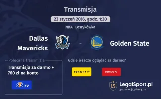 Dallas Mavericks - Golden State gdzie oglądać? (23.01)