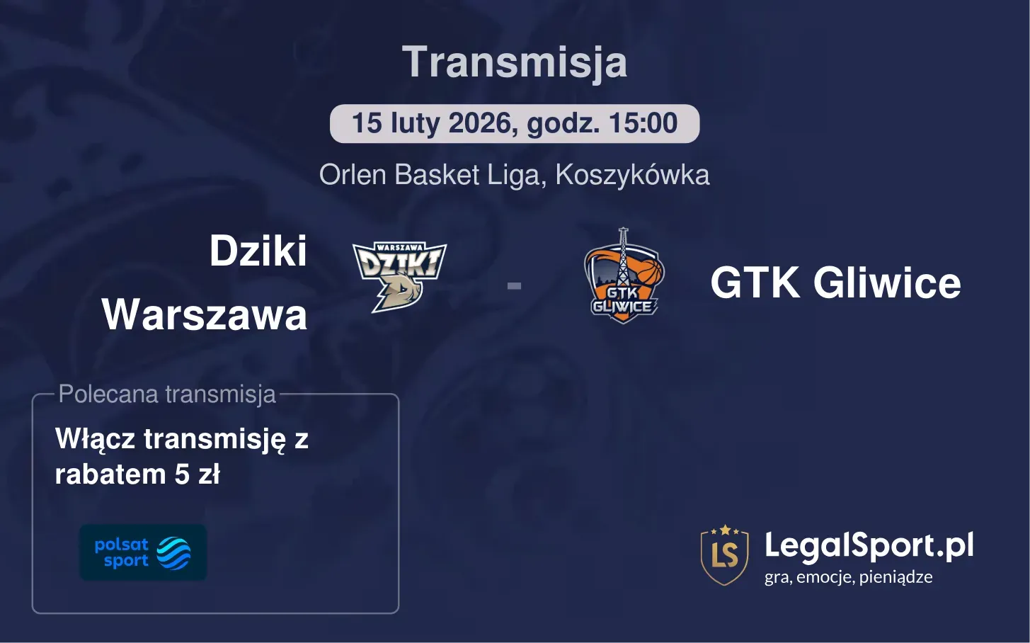 Dziki Warszawa - GTK Gliwice Transmisje