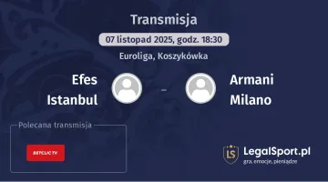 Efes Istanbul - Armani Milano gdzie oglądać? (07.11)