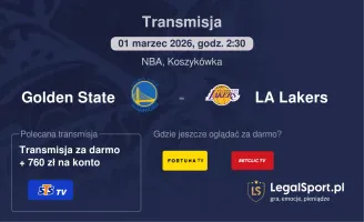 Golden State - LA Lakers gdzie oglądać? (01.03)