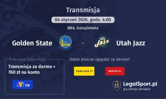 Golden State - Utah Jazz gdzie oglądać? (04.01)