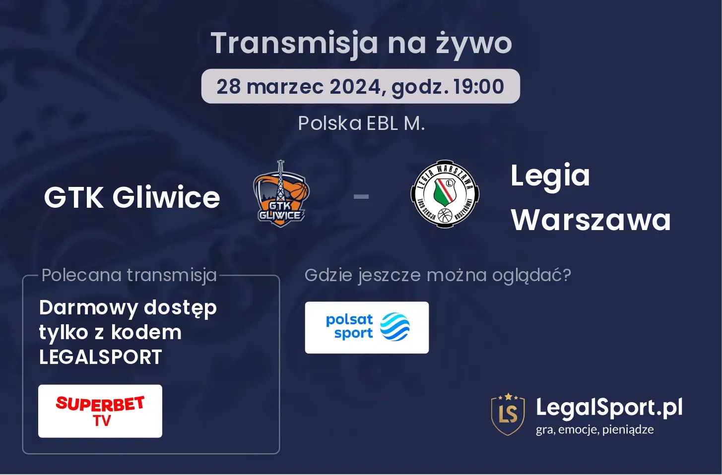 GTK Gliwice - Legia Warszawa $s