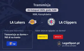 LA Lakers - LA Clippers gdzie oglądać? (26.11)