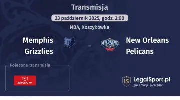 Memphis Grizzlies - New Orleans Pelicans gdzie oglądać?