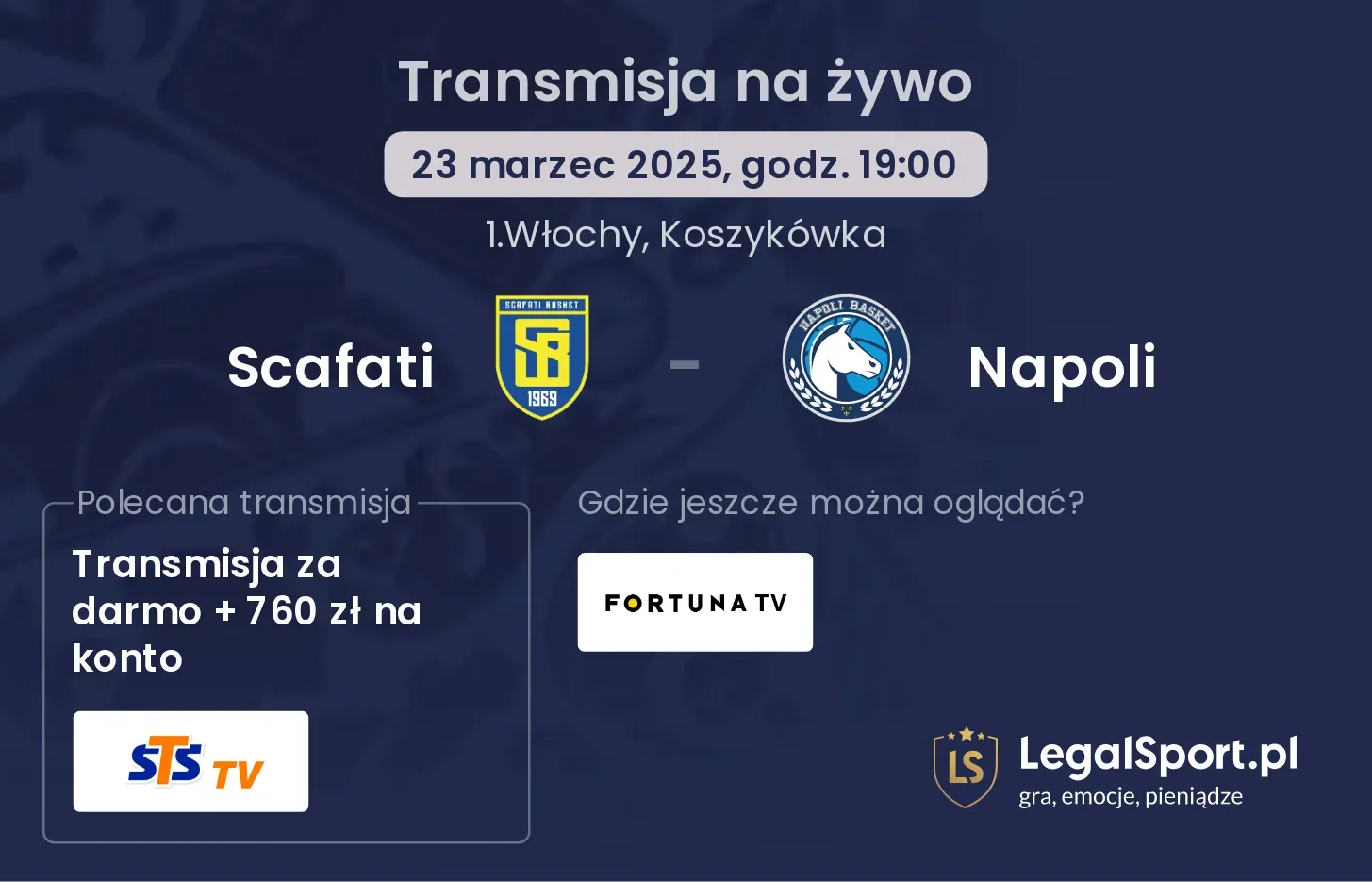Scafati - Napoli gdzie oglądać transmisję?