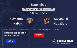 New York Knicks - Cleveland Cavaliers gdzie oglądać?