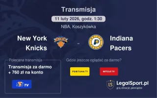 New York Knicks - Indiana Pacers gdzie oglądać? (11.02)