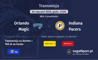 Orlando Magic - Indiana Pacers gdzie oglądać? (04.01)