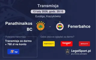 Panathinaikos BC - Fenerbahce gdzie oglądać? (13.02)