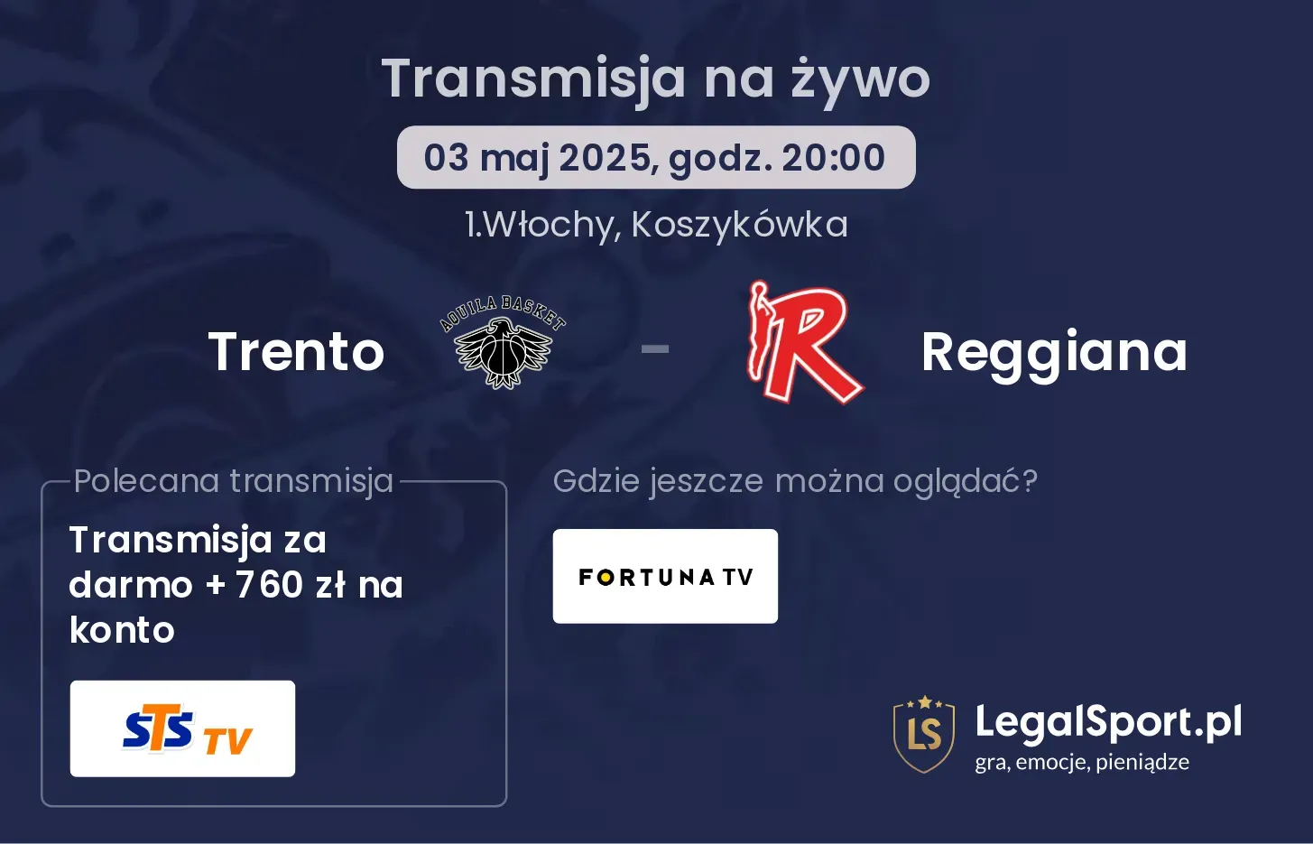 Trento - Reggiana gdzie oglądać transmisję?