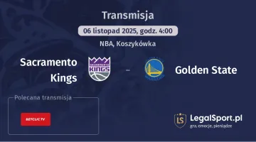 Sacramento Kings - Golden State gdzie oglądać? (06.11)
