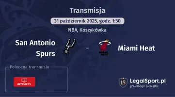 San Antonio Spurs - Miami Heat gdzie oglądać?
