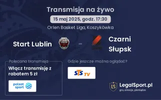 Start Lublin - Czarni Słupsk gdzie oglądać?