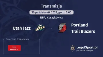 Utah Jazz - Portland Trail Blazers gdzie oglądać?