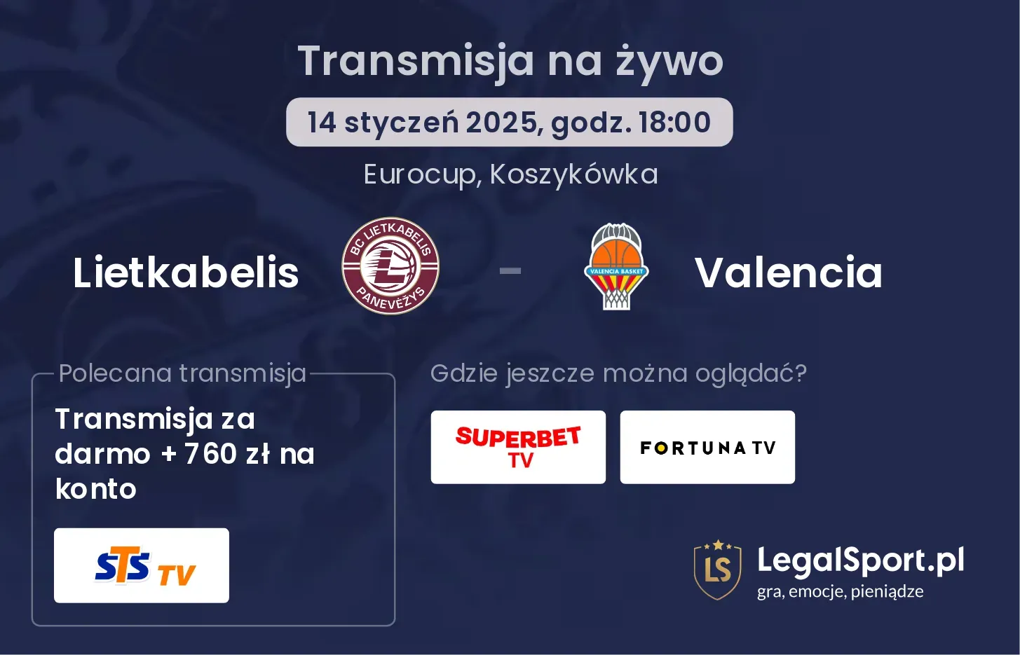 Lietkabelis - Valencia gdzie oglądać?