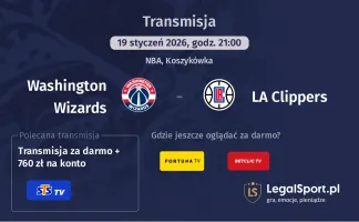 Washington Wizards - LA Clippers gdzie oglądać (19.01.2026)