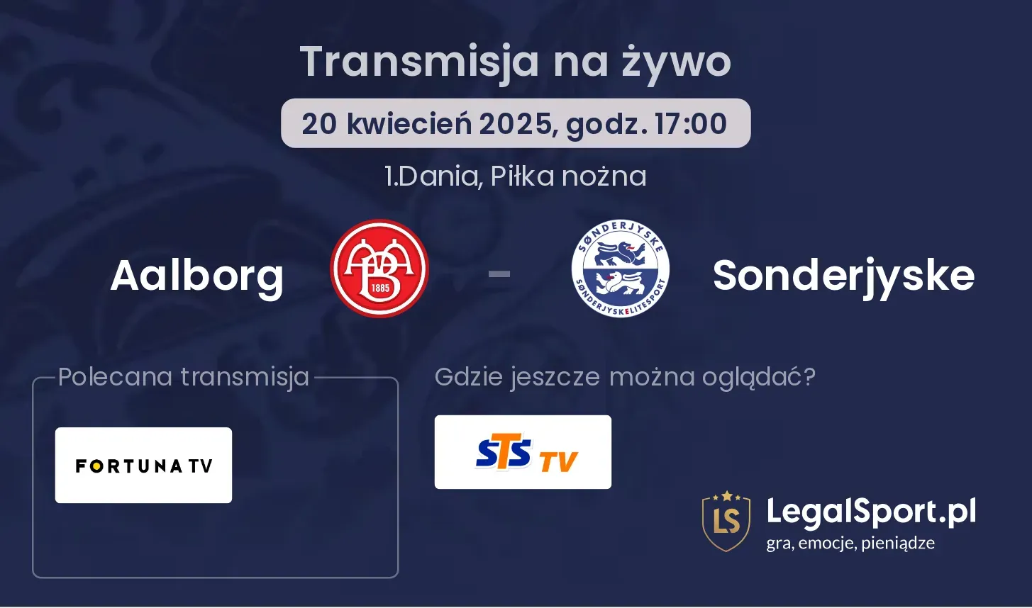 Aalborg - Sonderjyske gdzie oglądać?