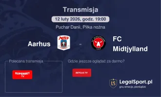 Aarhus - FC Midtjylland gdzie oglądać (12.02.2026)