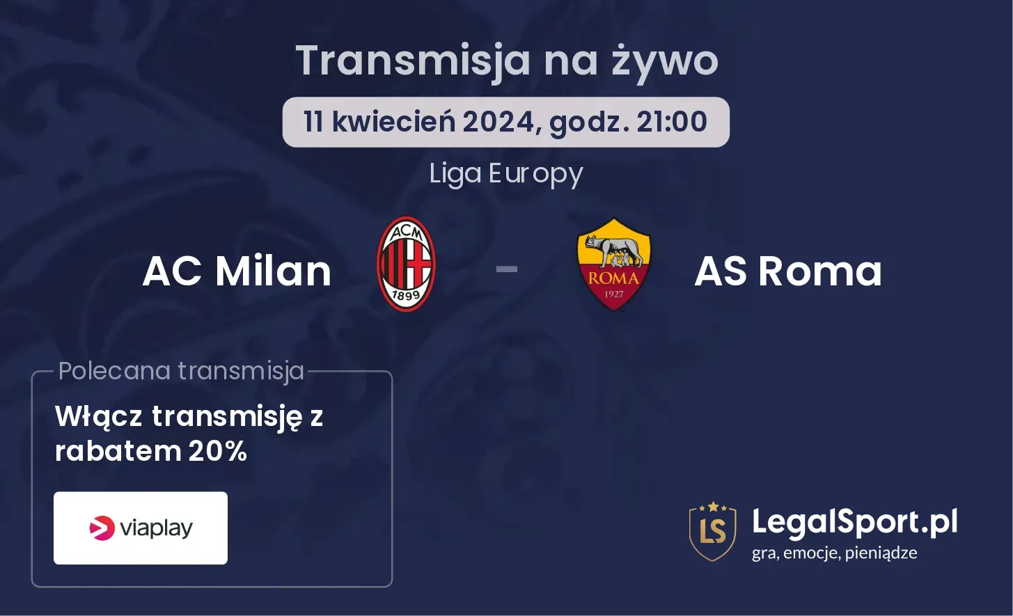 AC Milan - AS Roma transmisja na żywo